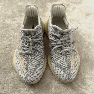 Like New Yeezy Boost 350 V2 Static Non-reflective White Grey Sz 6